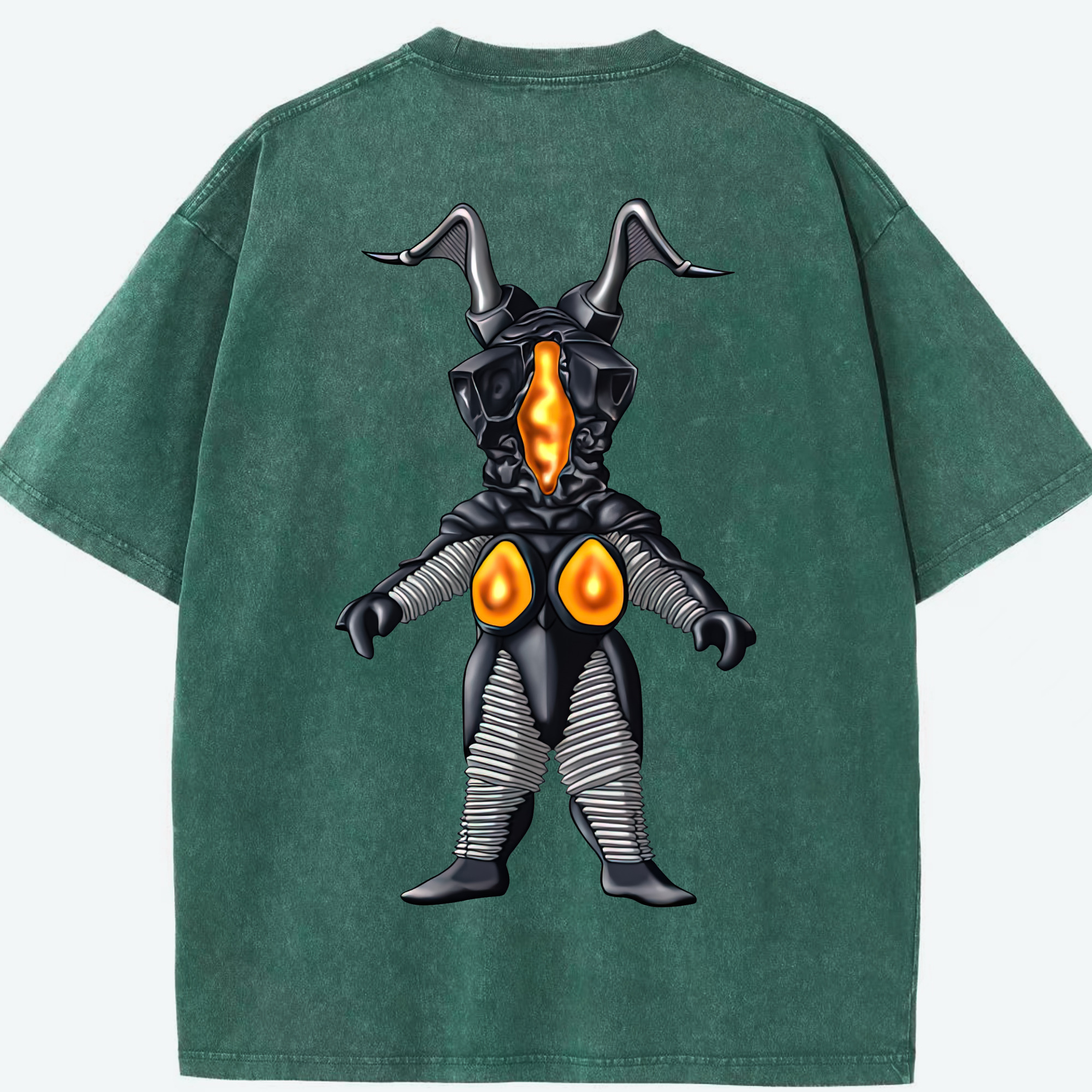 （画像用） ウルトラマン Ultraman 綿100% ヴィンテージ風 半袖Tシャツ（背面プリント）